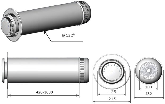 Seinale Paigaldatav Soojuse Taaskasutusseade Climtec RD-125 Standard